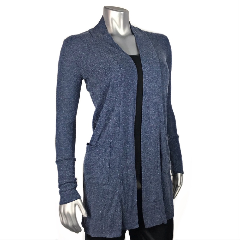 Chaser Blue Long Cardigan xs